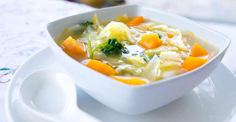 Овощной суп для овощной диеты