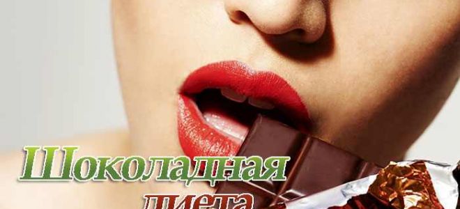 Похудение на шоколадной диете